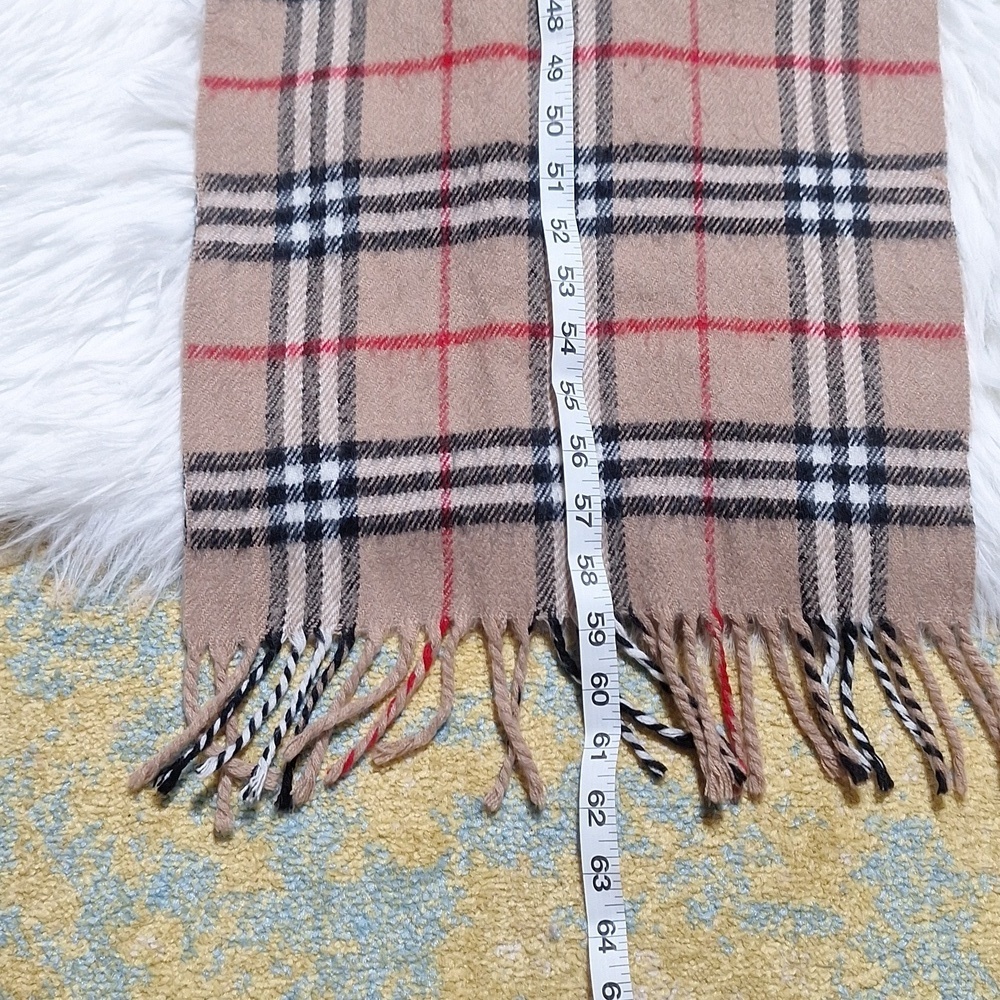 Royal Rossi cashmere scarf brown/black/white/red - Picture 5 of 6